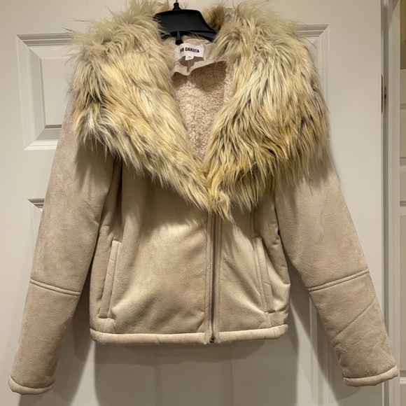 BB Dakota Jackets & Blazers - BB Dakota Faux Suede Moto Jacket
